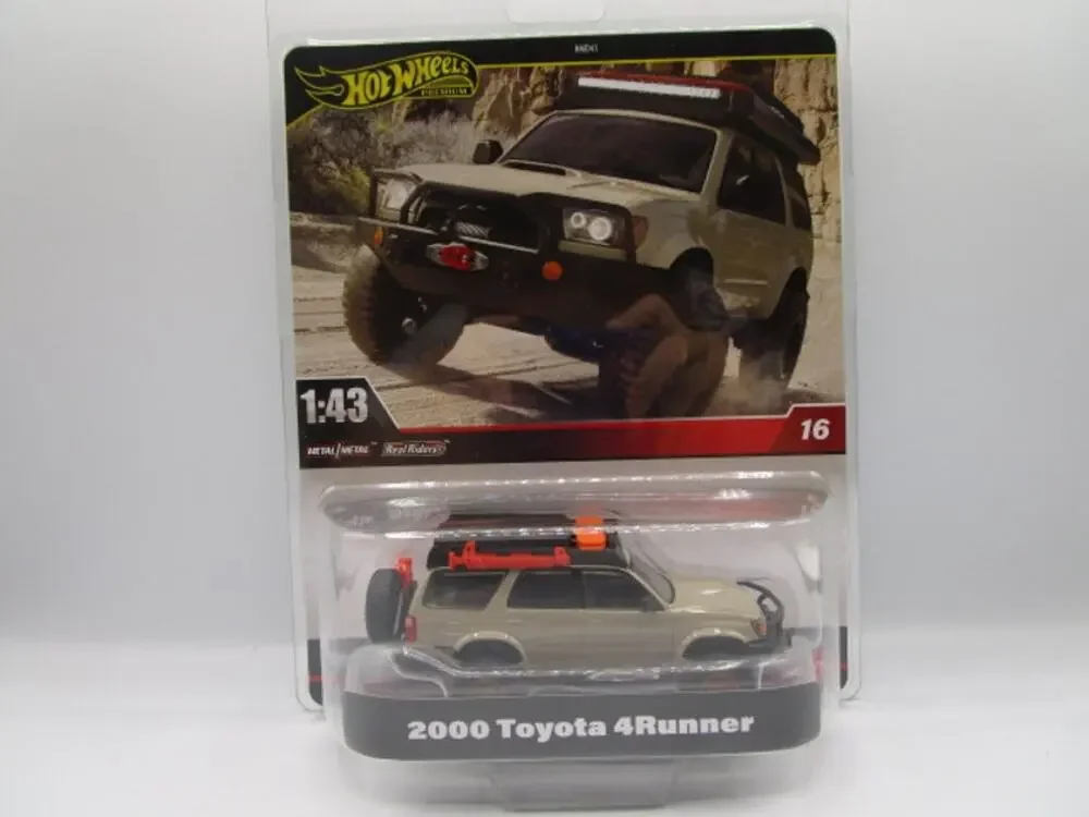 Hot Wheels Premium 2000 Toyota 4Runner #16 Die Cast Car Real Riders